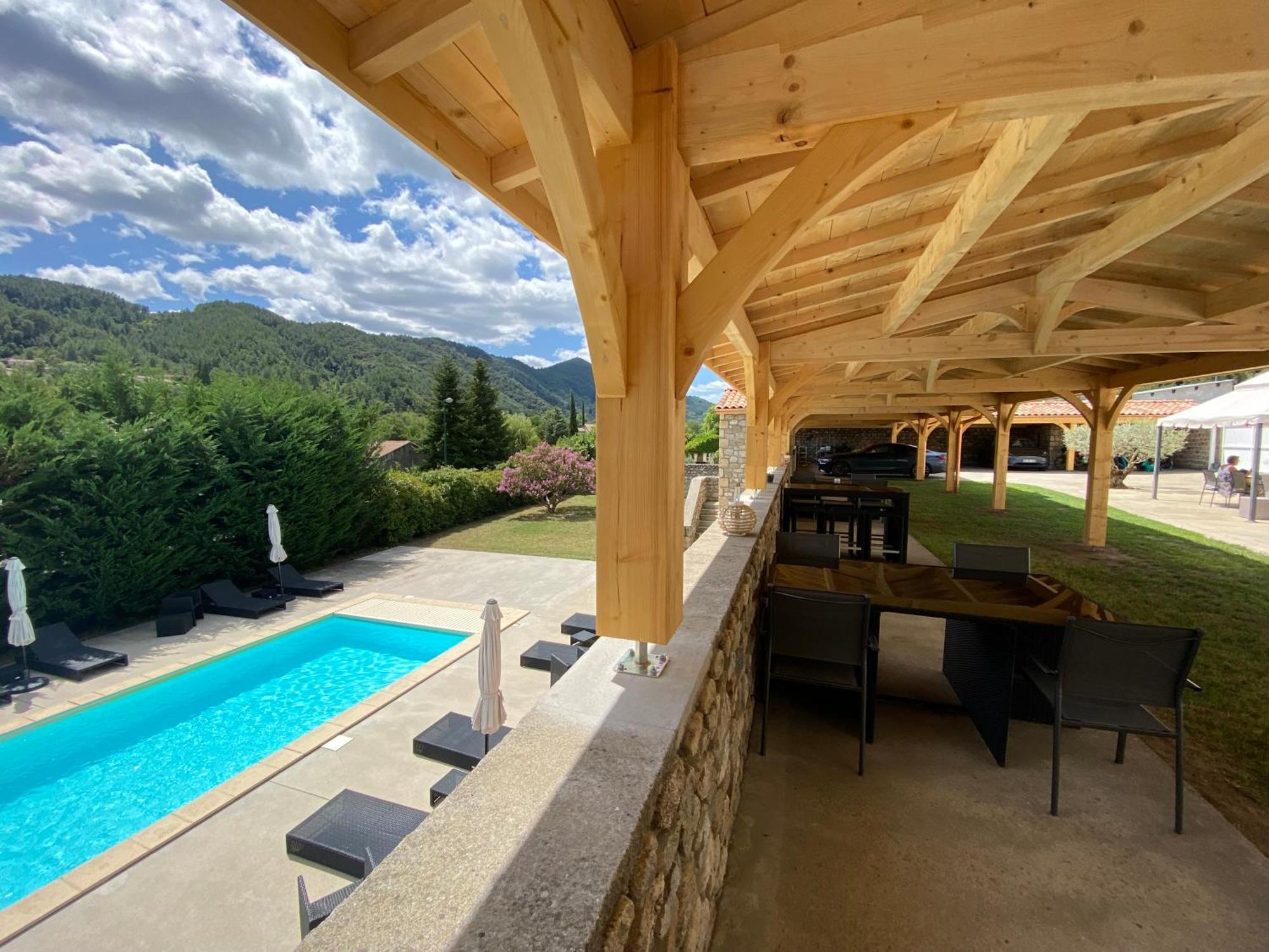 Bed and Breakfast Domaine Les Buis Saint-Fortunat-sur-Eyrieux Exteriér fotografie